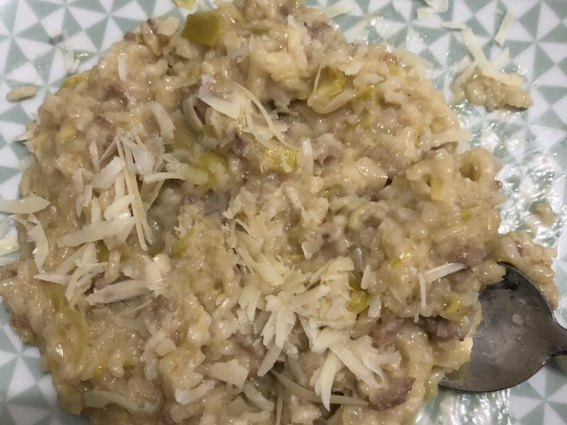 Cliquez pour zoomer ! Risotto poireaux et lardons Thermomix par marine_lvt