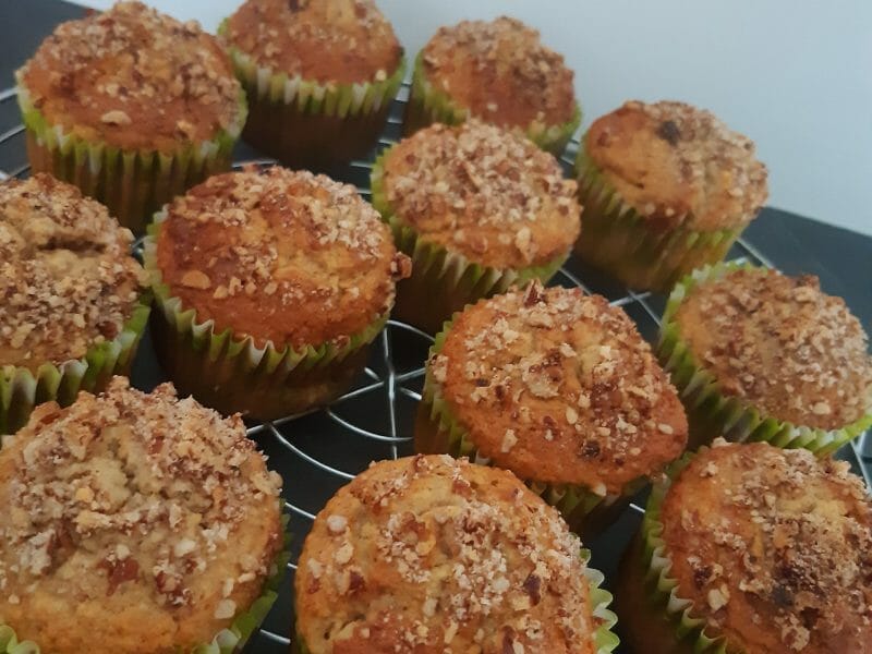 Cliquez pour zoomer ! Muffins aux pommes et aux noix de pécan Thermomix par Chloe35