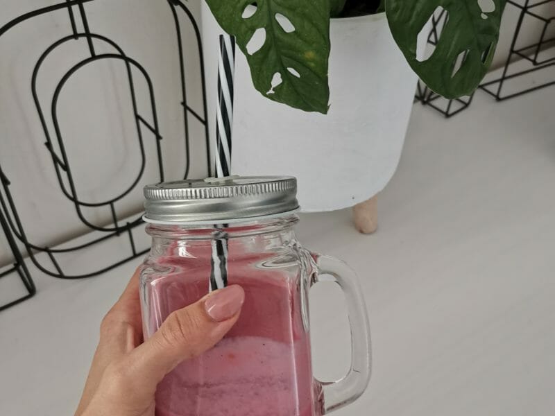 Cliquez pour zoomer ! Smoothie fruits rouges et banane Thermomix par moo_adr_tkd