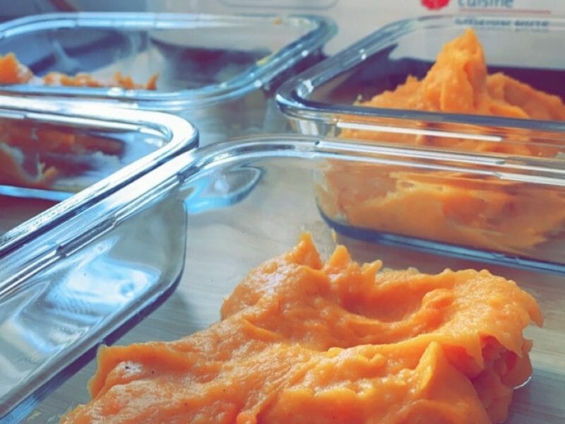 Cliquez pour zoomer ! Purée de pommes de terre et patates douces Thermomix par chloehsn