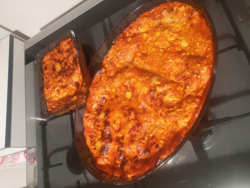 Cliquez pour zoomer ! Lasagnes au poulet et poivrons Thermomix par chifoumi56