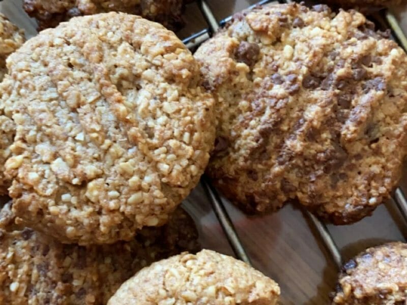 Cliquez pour zoomer ! Biscuits aux flocons d’avoine et amandes Thermomix par babou1995