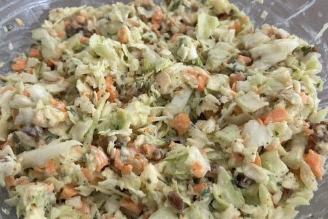 Cliquez pour zoomer ! Salade de chou pointu, pomme et dattes Thermomix par perla19