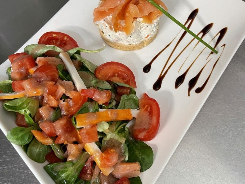 Cliquez pour zoomer ! Cheesecake au saumon sans cuisson Thermomix par simone36