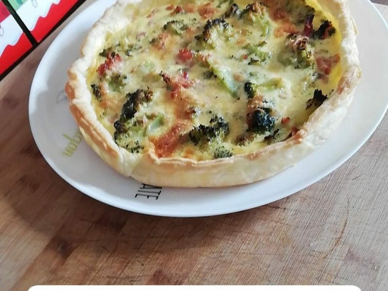 Cliquez pour zoomer ! Quiche au brocoli et jambon Thermomix par melanie_466