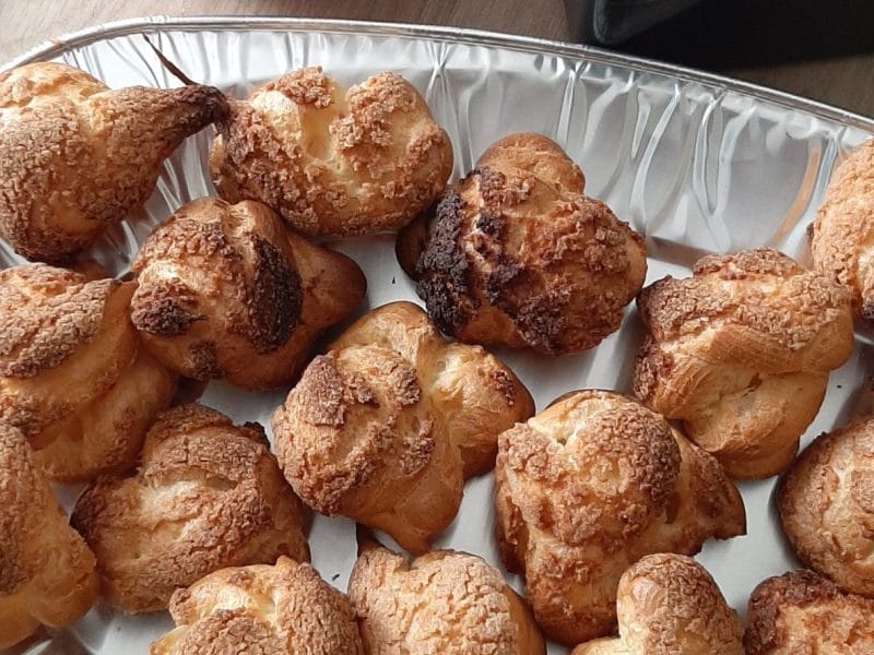 Cliquez pour zoomer ! Choux craquelin fraises chantilly Thermomix par camille_dtg