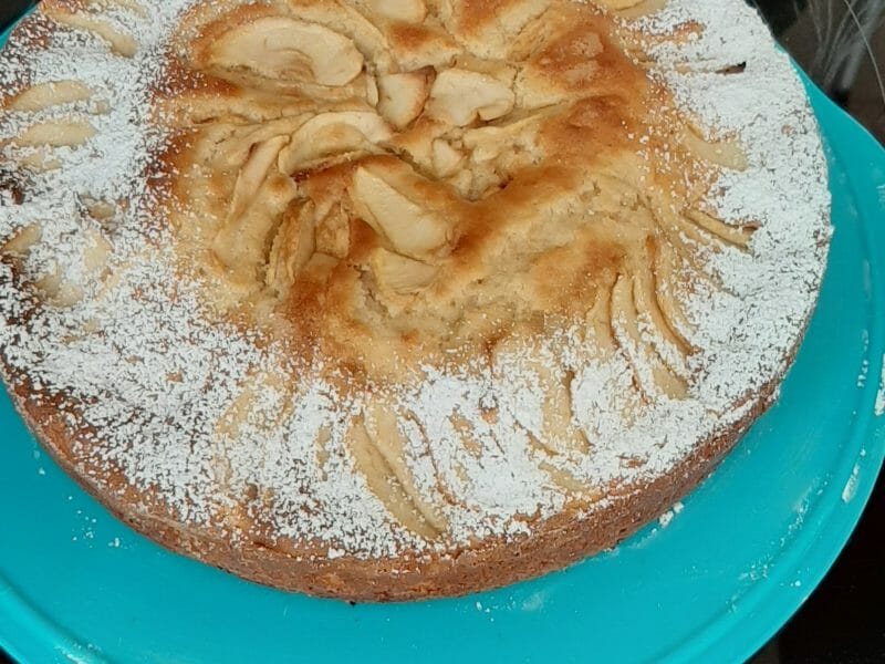 Cliquez pour zoomer ! Gâteau aux pommes et mascarpone Thermomix par Cricri1411