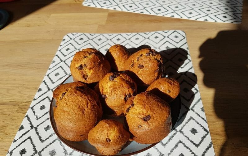 Cliquez pour zoomer ! Muffins aux pépites de chocolat Thermomix par Natacha39