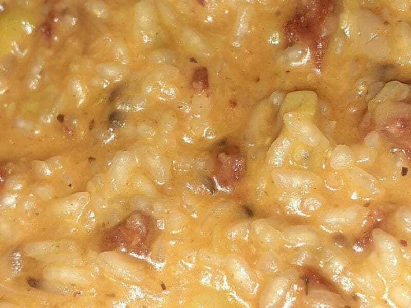 Cliquez pour zoomer ! Risotto au chorizo Thermomix par maud07400