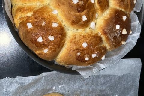 Cliquez pour zoomer ! Brioche tressée à la mie filante Thermomix par stephanie_580