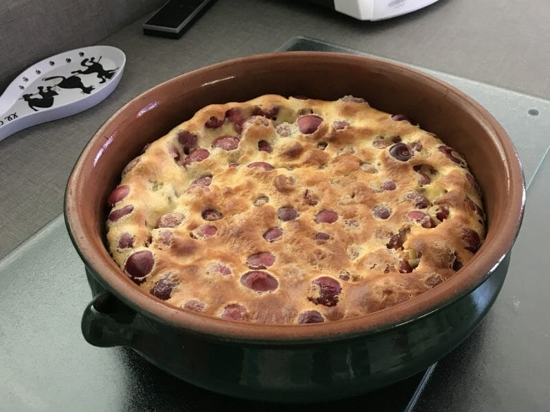 Cliquez pour zoomer ! Clafoutis aux cerises Thermomix par cookie12500