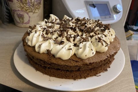 Cliquez pour zoomer ! Bûche forêt noire Thermomix par Nessi
