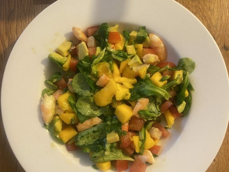Cliquez pour zoomer ! Ceviche de crevettes, mangue, avocat Thermomix par Nessi
