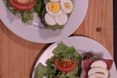 Cliquez pour zoomer ! Tartine avocat et oeuf mollet Thermomix par Marta