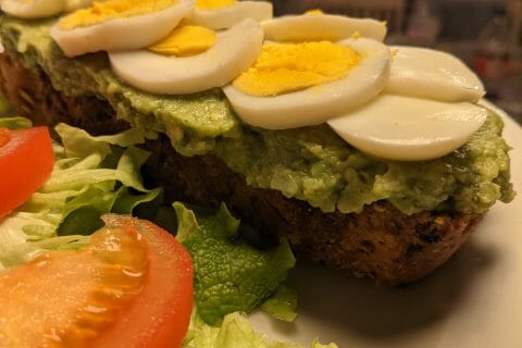Cliquez pour zoomer ! Tartine avocat et oeuf mollet Thermomix par Marta