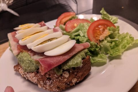 Cliquez pour zoomer ! Tartine avocat et oeuf mollet Thermomix par Marta