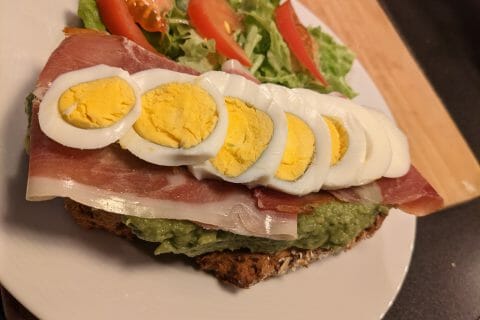 Cliquez pour zoomer ! Tartine avocat et oeuf mollet Thermomix par Marta