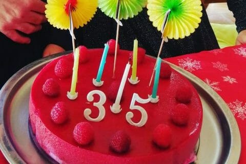 Cliquez pour zoomer ! Bavarois aux framboises Thermomix par liliecerise