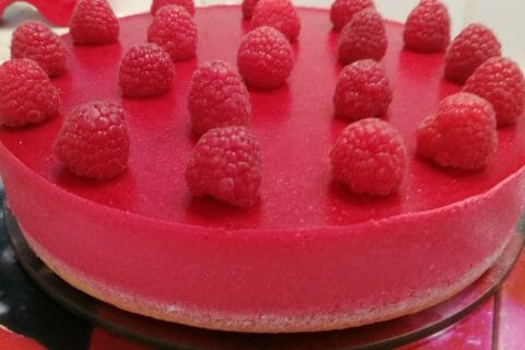Cliquez pour zoomer ! Bavarois aux framboises Thermomix par liliecerise