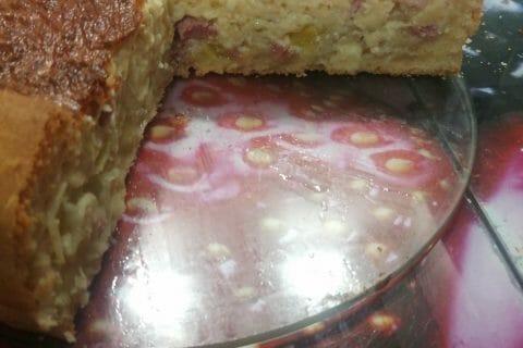 Cliquez pour zoomer ! Gâteau poireaux, lardons et fromage Thermomix par liliecerise
