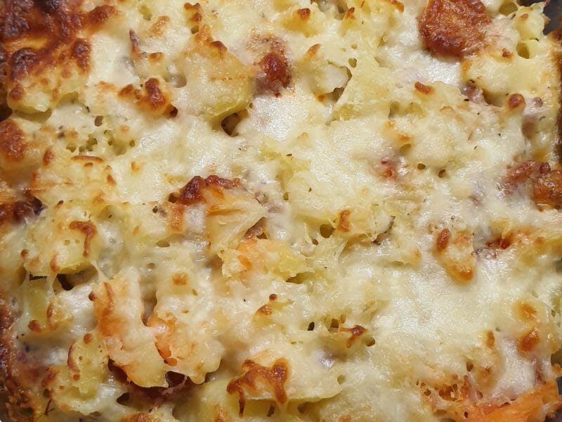 Cliquez pour zoomer ! Gratin de pommes de terre au chorizo Thermomix par liliecerise