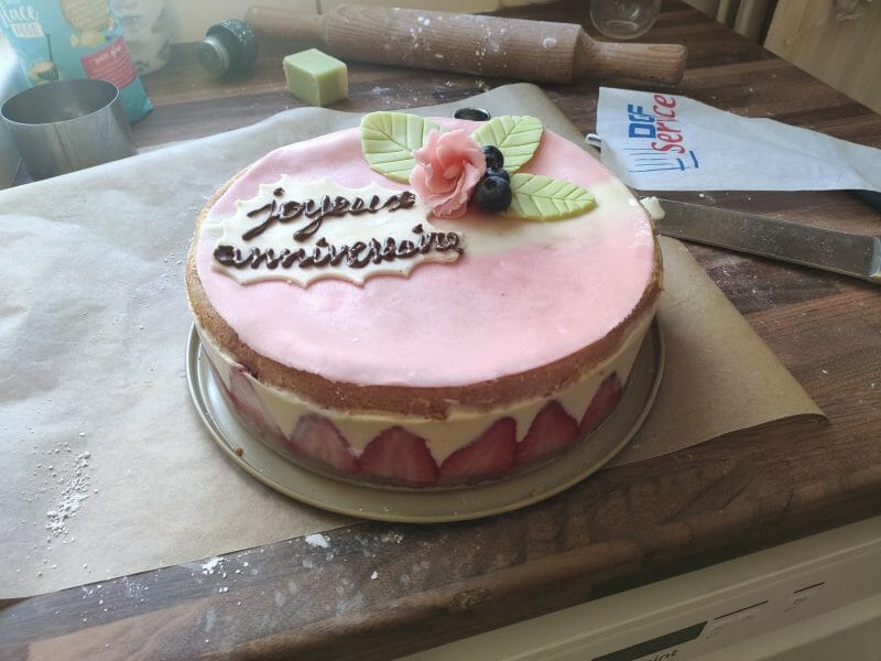 Cliquez pour zoomer ! Fraisier Thermomix par Octopus73