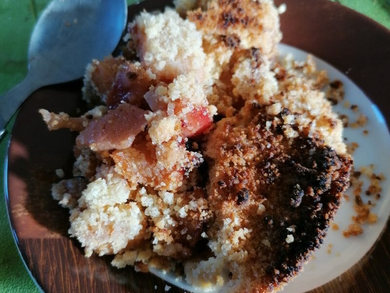 Cliquez pour zoomer ! Crumble au kaki Thermomix par cindy_277