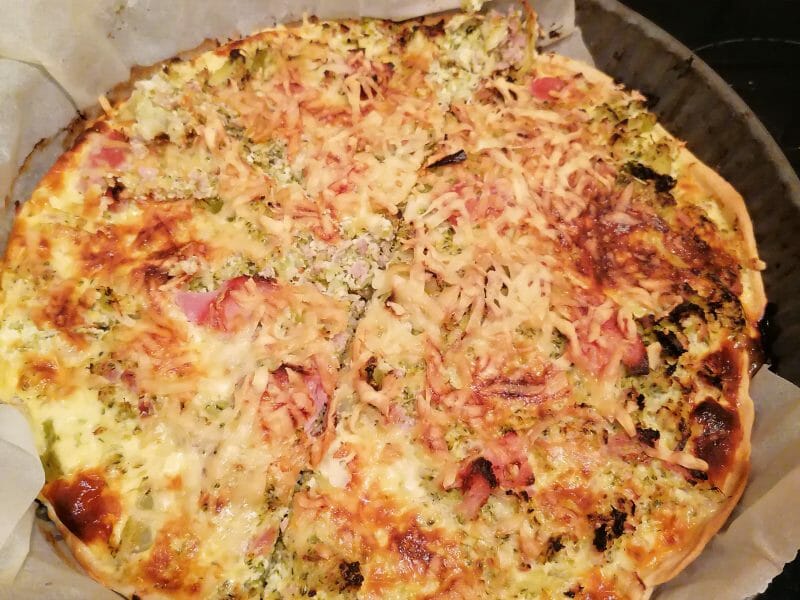 Cliquez pour zoomer ! Quiche au brocoli et jambon Thermomix par cindy_277