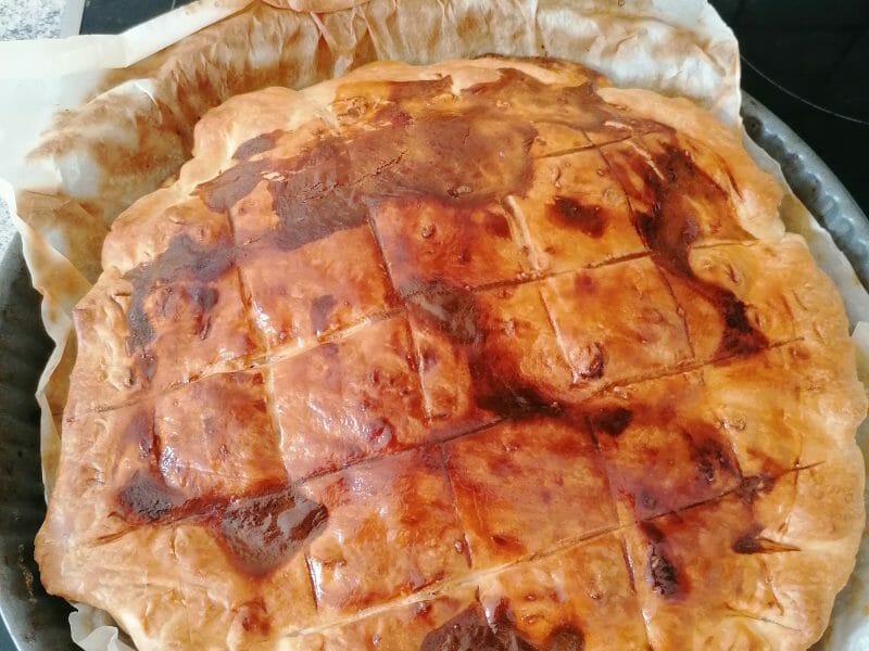 Cliquez pour zoomer ! Tourte au poulet et aux champignons Thermomix par cindy_277