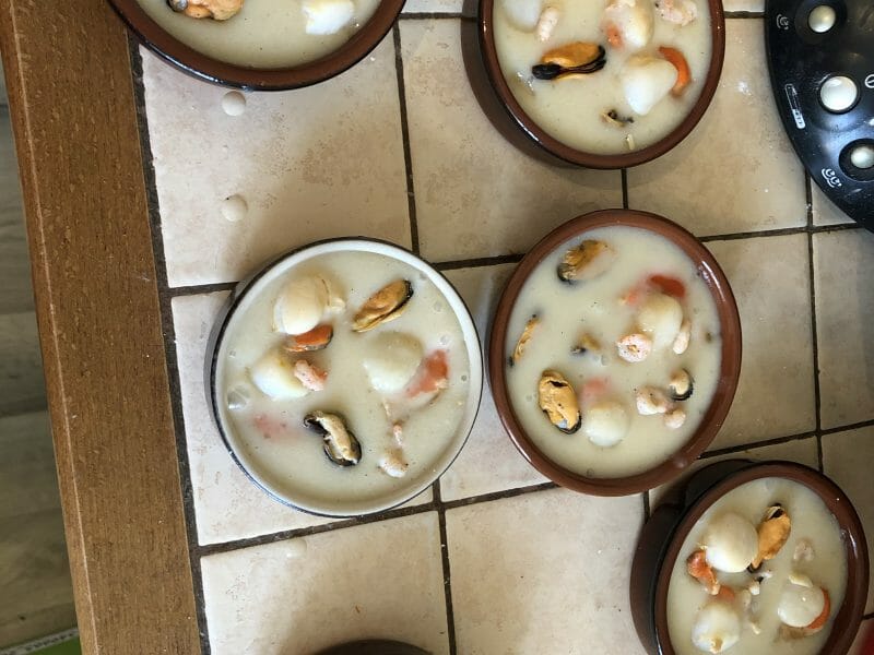 Cliquez pour zoomer ! Cassolettes de Saint Jacques Thermomix par lolamf91