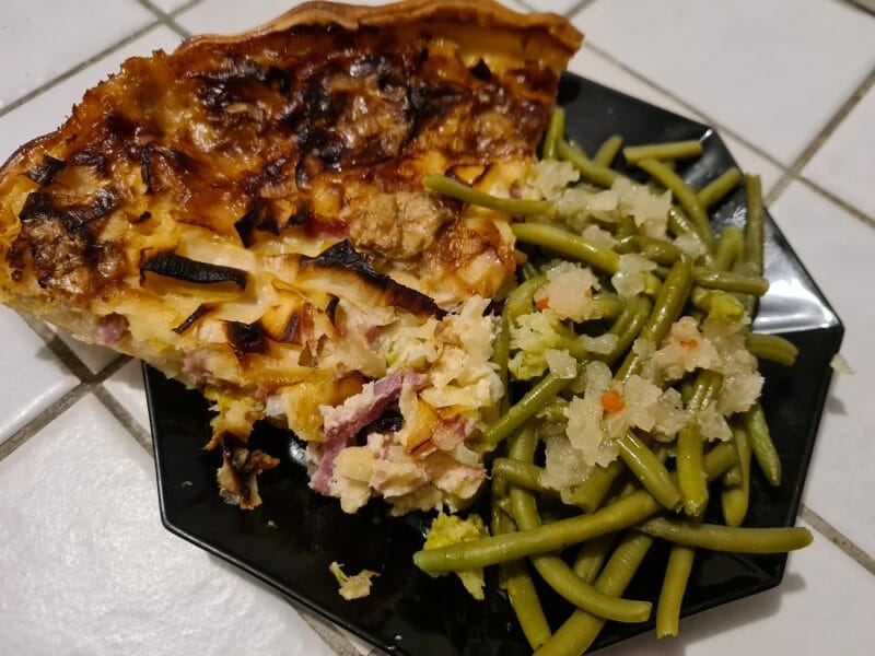 Cliquez pour zoomer ! Flamiche aux poireaux et gorgonzola Thermomix par welsia