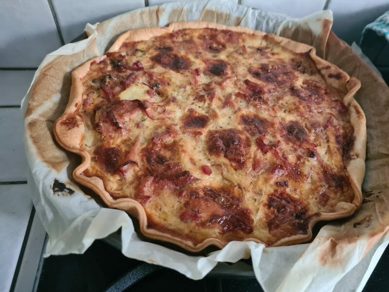 Cliquez pour zoomer ! Tarte gorgonzola et jambon de Parme Thermomix par welsia