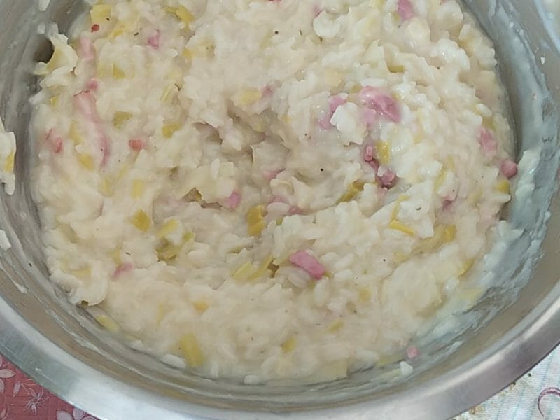 Cliquez pour zoomer ! Risotto poireaux et lardons Thermomix par nata_cha