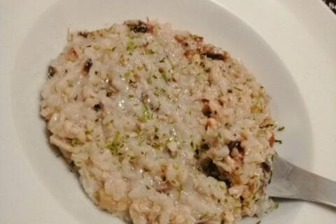 Cliquez pour zoomer ! Risotto poulet et champignons Thermomix par melmathys