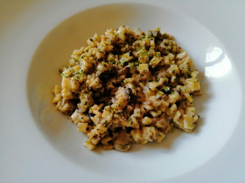 Cliquez pour zoomer ! Risotto de crozets et champignons Thermomix par melmathys