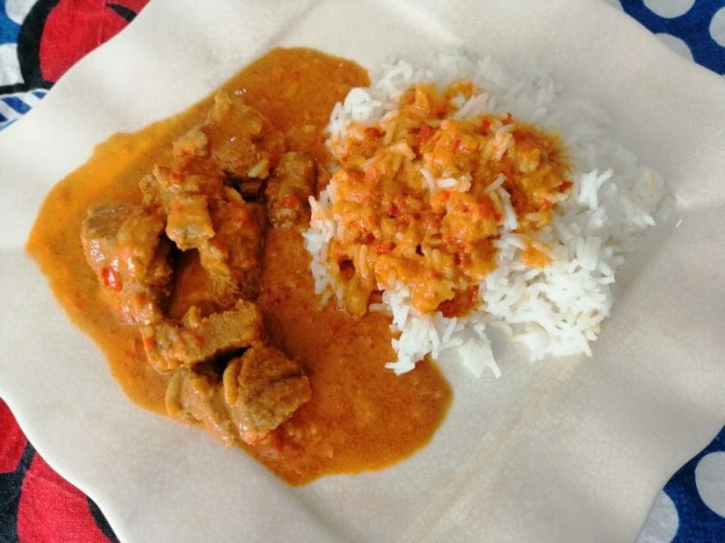 Saute De Porc Au Curry Au Thermomix Cookomix