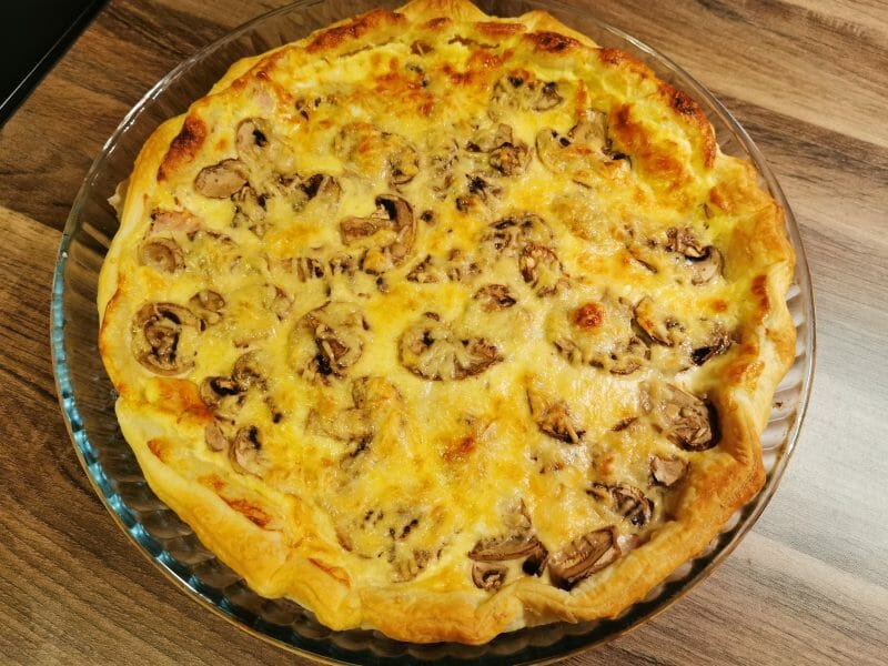 Cliquez pour zoomer ! Tarte au poulet et champignons Thermomix par melmathys