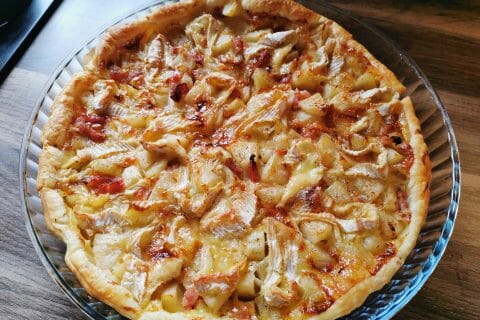 Cliquez pour zoomer ! Tarte au camembert, pommes et lardons Thermomix par melmathys