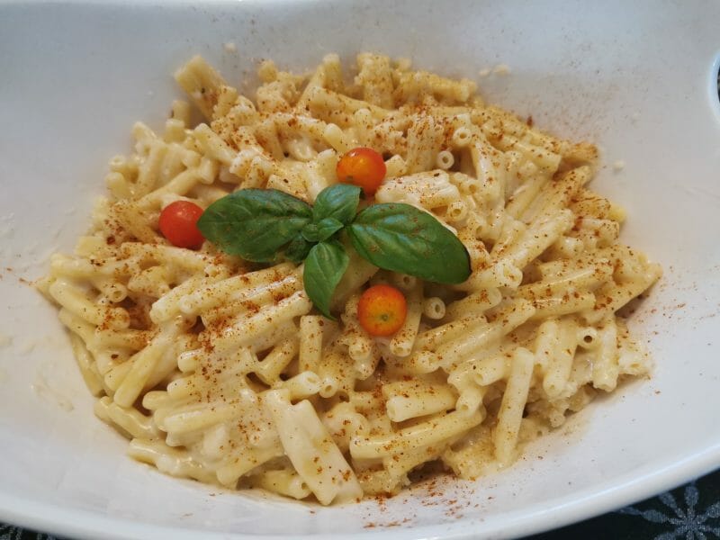 Cliquez pour zoomer ! Macaroni sauce Alfredo Thermomix par melmathys