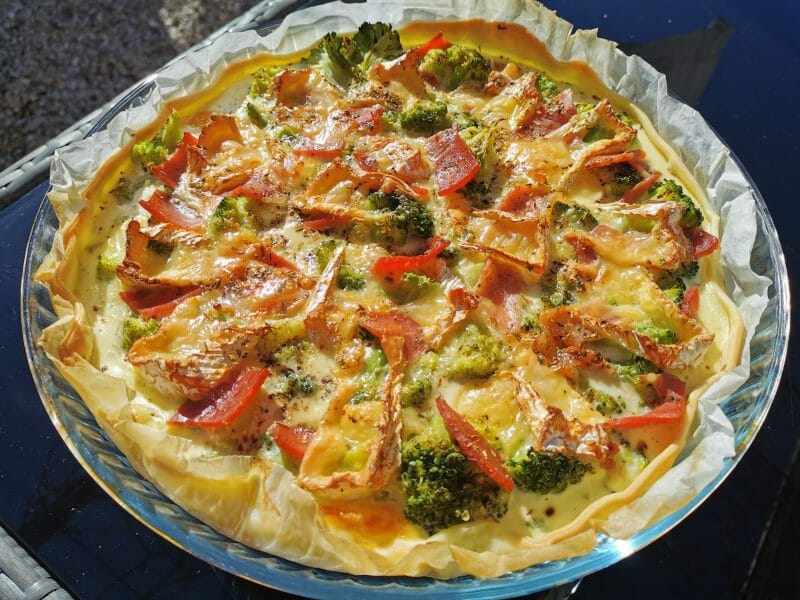 Cliquez pour zoomer ! Quiche au brocoli et jambon Thermomix par melmathys