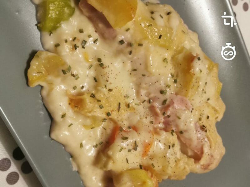 Cliquez pour zoomer ! Roulés gratinés de jambon aux légumes Thermomix par melmathys