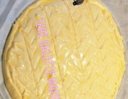 Cliquez pour zoomer ! Galette des rois à la frangipane Thermomix par melmathys