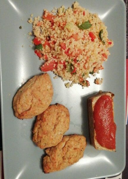 Cliquez pour zoomer ! Croquettes de chou-fleur au jambon cru Thermomix par melmathys