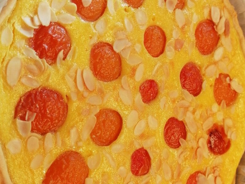 Cliquez pour zoomer ! Tarte amandine aux abricots Thermomix par melmathys
