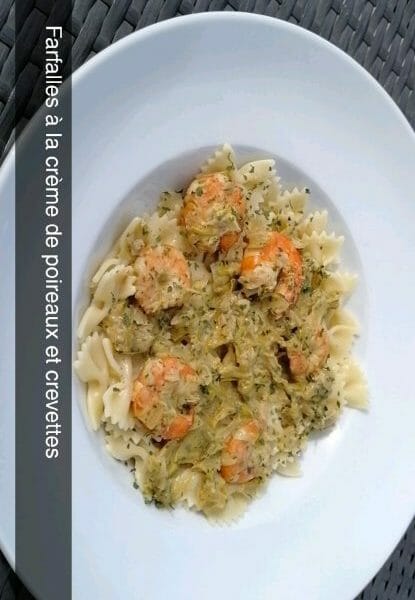 Cliquez pour zoomer ! Crevettes roses aux poireaux Thermomix par melmathys