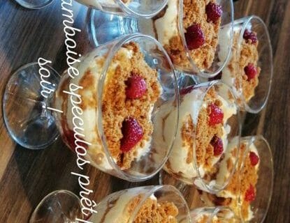 Cliquez pour zoomer ! Tiramisu aux framboises et spéculoos Thermomix par melmathys