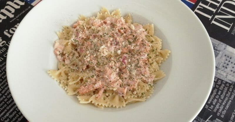 Cliquez pour zoomer ! Spaghettis au saumon fumé Thermomix par melmathys