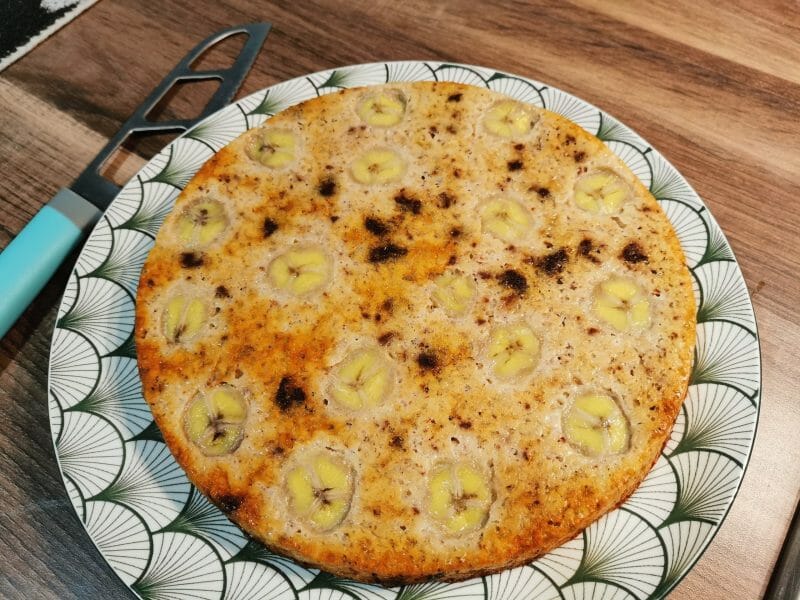 Cliquez pour zoomer ! Gâteau de flocons d’avoine à la banane Thermomix par melmathys
