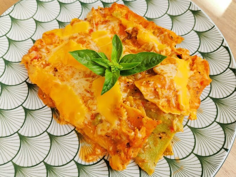 Cliquez pour zoomer ! Lasagnes au poulet et poivrons Thermomix par melmathys