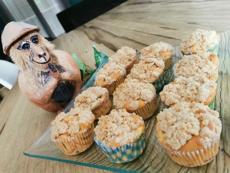Cliquez pour zoomer ! Muffins aux pommes façon crumble Thermomix par melmathys